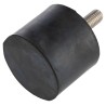 RS PRO Cylindrical M10 Anti-Vibration Mount Male Buffer Foot 281 kg Compression 50 mm OD 40 mm Height 126-3930
