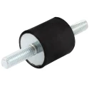 RS PRO M8 Anti-Vibration Mount Male to Male Bobbin Natural Rubber 32.8 kg Compression 25 mm OD 30 mm H 126-3960