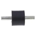 RS PRO M8 Anti-Vibration Mount Male to Male Bobbin, Natural Rubber, 52.6 kg Compression Load, 30 mm OD, 25 mm Height 126-3966