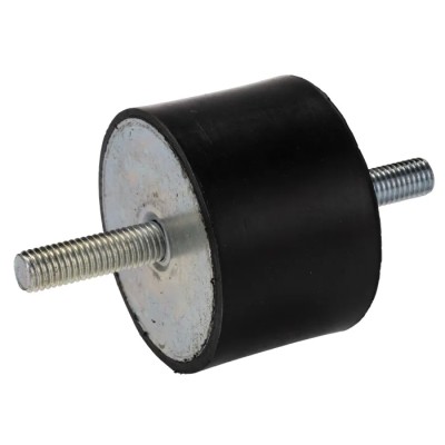 RS PRO M12 Anti-Vibration Mount Male to Male Bobbin, Natural Rubber, 353.2 kg Compression, 75 mm OD, 50 mm H 126-4272