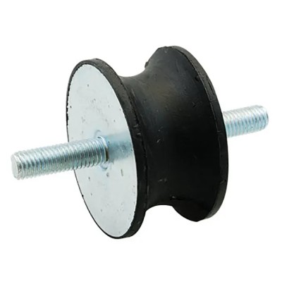RS PRO M10 Anti-Vibration Mount Male to Male Bobbin 36 kg Compression 38 mm OD 38 mm H 126-4279