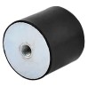 RS PRO M8 Anti-Vibration Mount Female Buffer Foot 25 mm OD 25 mm Height 39.34 kg Compression 126-4904