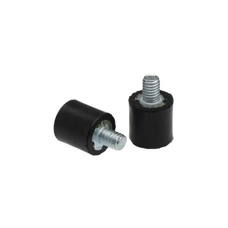 RS PRO Cylindrical M4 Anti-Vibration Mount Male Buffer Foot with 5 kg Compression Load 10 mm OD 10 mm Height 60 126-4926