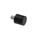 RS PRO Cylindrical M4 Anti-Vibration Mount Male Buffer Foot with 5 kg Compression Load 10 mm OD 10 mm Height 60 126-4926