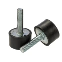 RS PRO Cylindrical M8 Anti-Vibration Mount Male Buffer Foot 72 kg Compression 30 mm OD 17 mm H 126-4961