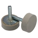 RS PRO Cylindrical M6 Anti-Vibration Mount Male Buffer Foot 72 kg Compression 30 mm OD 10 mm H 126-4959
