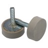 RS PRO Cylindrical M6 Anti-Vibration Mount Male Buffer Foot 72 kg Compression 30 mm OD 10 mm H 126-4959