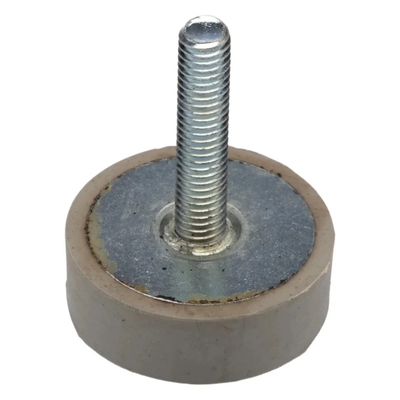 RS PRO Cylindrical M6 Anti-Vibration Mount Male Buffer Foot 72 kg Compression 30 mm OD 10 mm H 126-4959