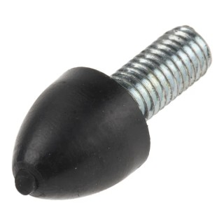 RS PRO Anti-Vibration Mount Bump Stop M5 Thread Size, 10 mm OD, 10 mm Height, 60 Shore A Rubber 126-5957