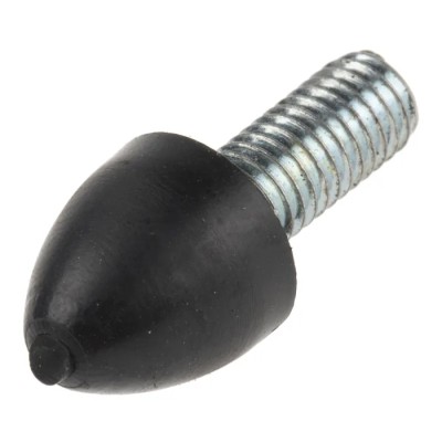RS PRO Anti-Vibration Mount Bump Stop M5 Thread Size, 10 mm OD, 10 mm Height, 60 Shore A Rubber 126-5957