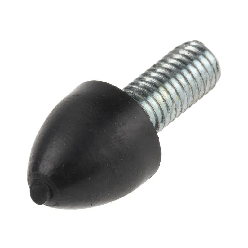 RS PRO Anti-Vibration Mount Bump Stop M5 Thread Size, 10 mm OD, 10 mm Height, 60 Shore A Rubber 126-5957