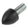 RS PRO Anti-Vibration Mount Bump Stop M5 Thread Size, 10 mm OD, 10 mm Height, 60 Shore A Rubber 126-5957
