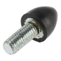 RS PRO Anti-Vibration Mount Bump Stop M5 Thread Size, 10 mm OD, 10 mm Height, 60 Shore A Rubber 126-5957