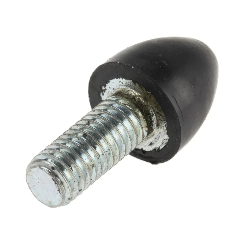 RS PRO Anti-Vibration Mount Bump Stop M5 Thread Size, 10 mm OD, 10 mm Height, 60 Shore A Rubber 126-5957