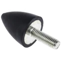 RS PRO M6 Anti-Vibration Mount Bump Stop Rubber Damper 20 mm OD 24 mm Height 60 Shore A RS PRO126-5958 126-5958