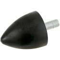 RS PRO M10 Anti-Vibration Mount Bump Stop with 184 kg Compression Load, 50 mm Outer Diameter, 50 mm Height 126-5963