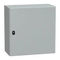 Schneider Electric PanelSet S3D Series Steel Wall Box, IP66, 600 mm x 600 mm x 300 mm NSYS3D6630P