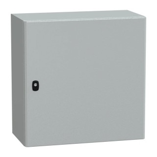 Schneider Electric PanelSet S3D Series Steel Wall Box, IP66, 600 mm x 600 mm x 300 mm NSYS3D6630P