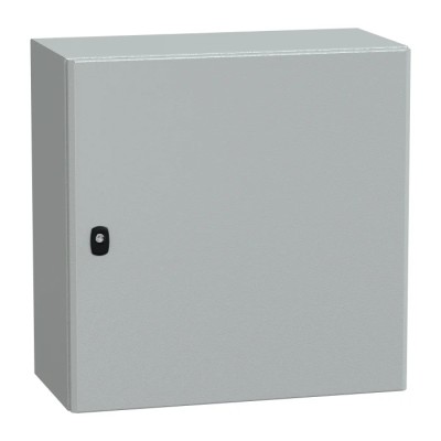 Schneider Electric PanelSet S3D Series Steel Wall Box, IP66, 600 mm x 600 mm x 300 mm NSYS3D6630P
