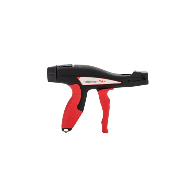 HellermannTyton EVO9 Cable Tie Gun, 13 mm Capacity, Anti-Slip Ergonomic Handle, Plastic Housing EVO9