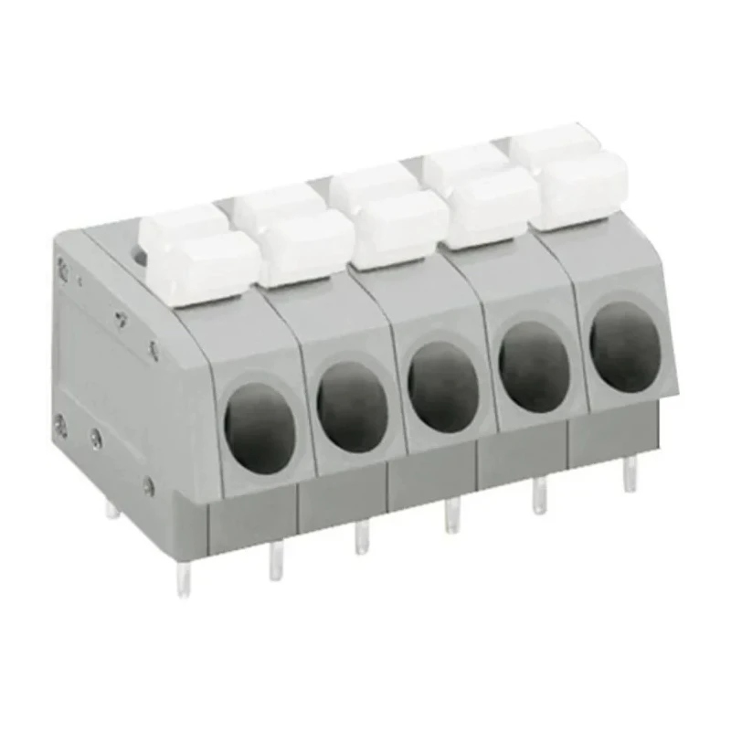WAGO 804 Series PCB Female Solder Lighting Connector, 5-Pole, 5-Way, 630V 804-105
