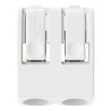 WAGO 2061 Series PCB Terminal Block Female Cage Clamp, 2-Pole, 10A, 17.5A, 630V, 2-Way 2061-602/998-404