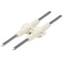 WAGO 2060 Series PCB Board-to-Board Male Push-in Lighting Connector 2-Pole 9A 320V 2060-952/028-000
