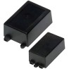 CAMDENBOSS Black ABS Potting Box with Lid, 65 mm Length, 38 mm Width, 27 mm Height, Flanged, Model 400-013
