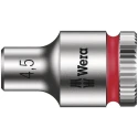 Wera Chrome Vanadium Steel 1/4 in Drive 4.5 mm 6 Point Hex Socket, 23mm Overall Length 05003502001