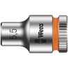 Wera 1/4 in Drive 5.5 mm 6 Point Hex Chrome Vanadium Steel Socket 23mm Overall Length 05003504001