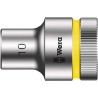 Wera 1/2 in Drive 10 mm 6 Point Hex Socket Chrome Vanadium Steel, 37mm Overall Length 05003601001
