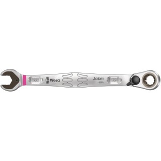 Wera Combination Ratchet Spanner Chrome Finish 144 mm Overall Length 8 mm 16 Points Offset Head Alloy Steel 05020064001