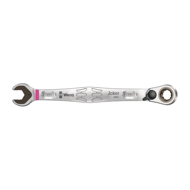 Wera Combination Ratchet Spanner Chrome Finish 144 mm Overall Length 8 mm 16 Points Offset Head Alloy Steel 05020064001
