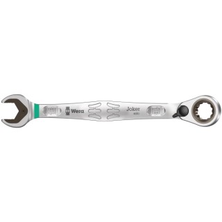 Wera Combination Ratchet Spanner Chrome Finish 179mm Overall Length 13 mm 05020068001