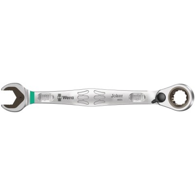 Wera Combination Ratchet Spanner Chrome Finish 179mm Overall Length 13 mm 05020068001