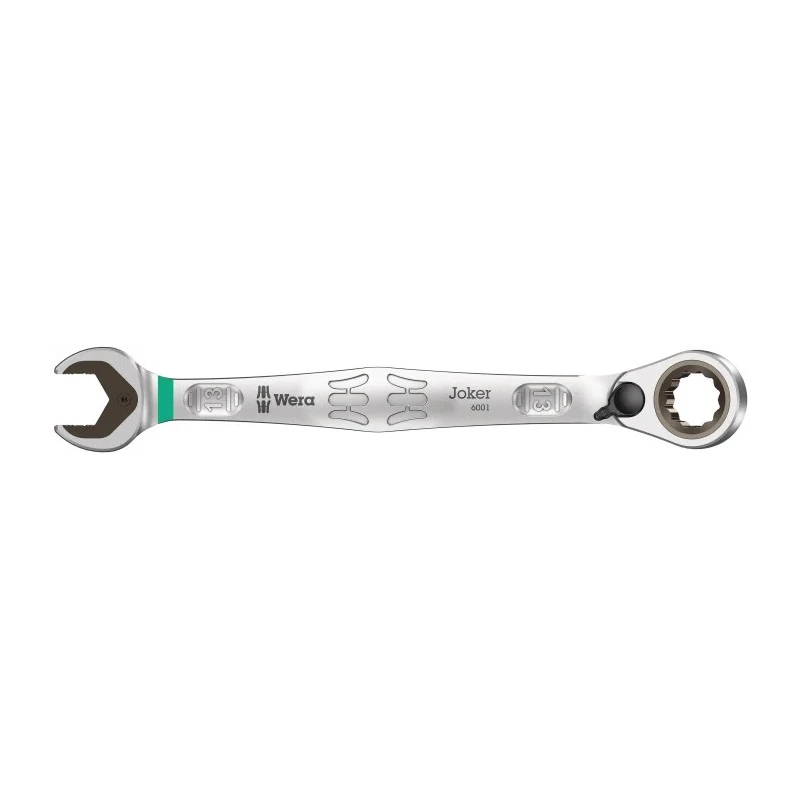 Wera Combination Ratchet Spanner Chrome Finish 179mm Overall Length 13 mm 05020068001