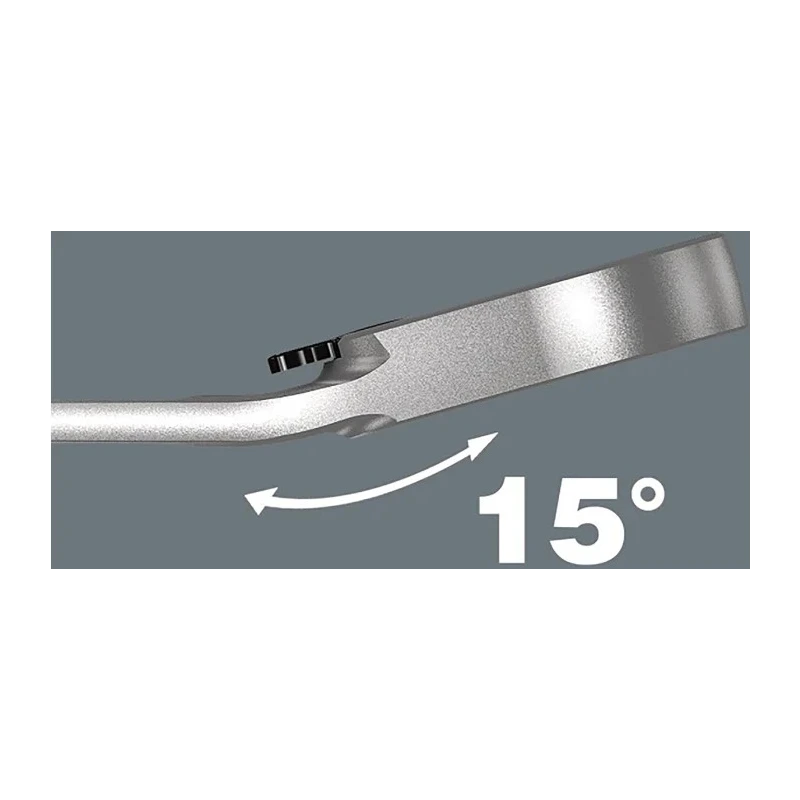 Wera Combination Ratchet Spanner Chrome Alloy Steel 165mm Overall 11 mm 05020066001