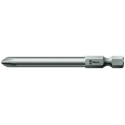 Wera Screwdriver Bit, PH2 Size, Hexagonal Drive, 70 mm Overall Length 05059770001