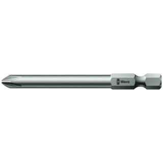 Wera Screwdriver Bit, PH2 Size, Hexagonal Drive, 70 mm Overall Length 05059770001