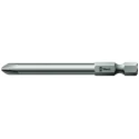 Wera Screwdriver Bit, PH3 Size, 1/4" Hexagonal Drive, 70 mm Overall Length 05059790001
