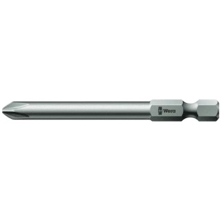 Wera Screwdriver Bit, PH3 Size, 1/4" Hexagonal Drive, 70 mm Overall Length 05059790001