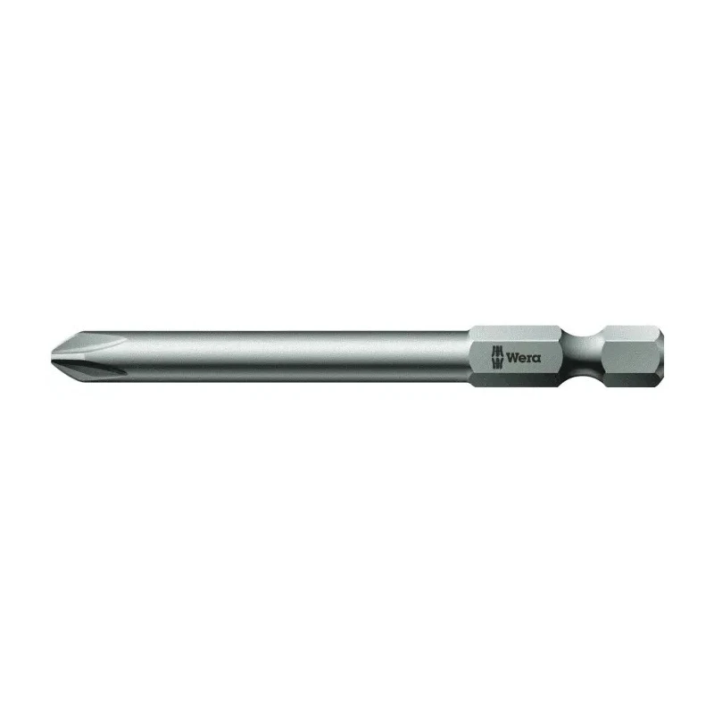 Wera Screwdriver Bit, PH3 Size, 1/4" Hexagonal Drive, 70 mm Overall Length 05059790001