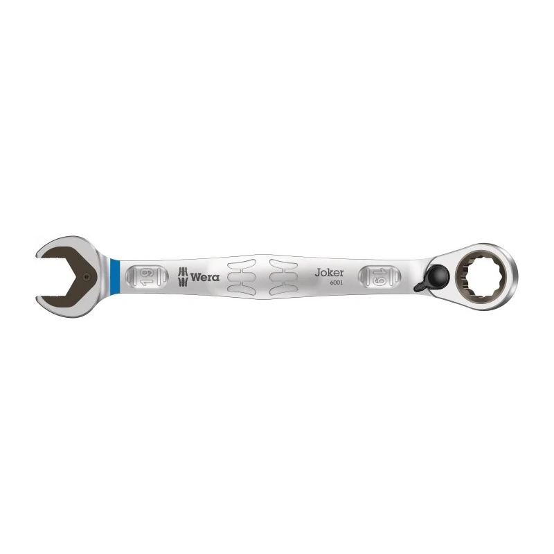 Wera Combination Ratchet Spanner Chrome Finish 246 mm Overall Size 19 mm 05020074001