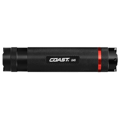 Coast Aluminium Body LED Torch Black 150 lm, 117 mm G45