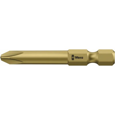 Wera Screwdriver Bit PH1 50 mm Overall Length Hexagonal Drive 05134930001
