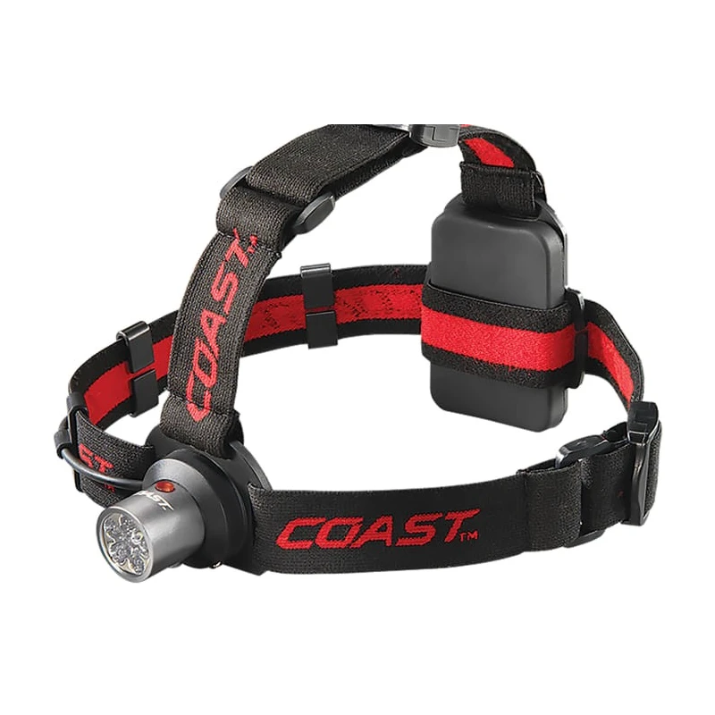 Coast HL4 LED Head Torch 145 lm Spot Beam 164 ft Range Black Plastic Housing HL4