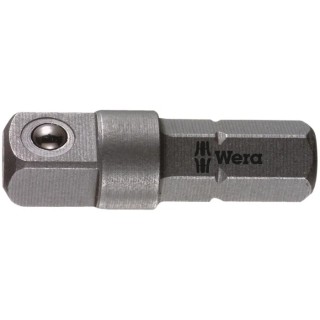 Wera 1/4 in Hex Adapter Hex Bit Holder 25mm Overall 05136000001
