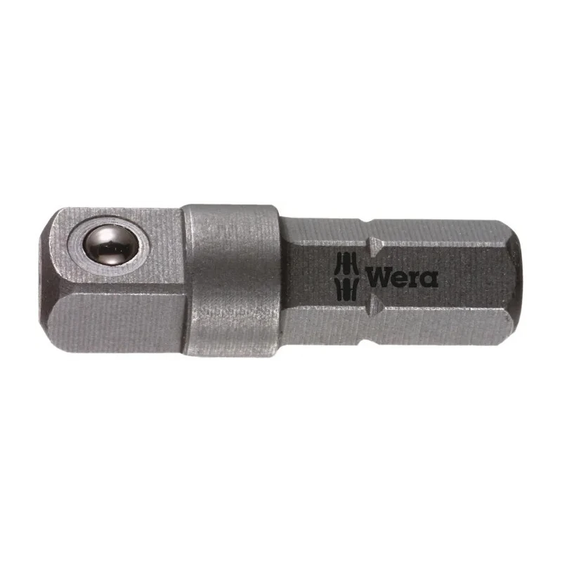Wera 1/4 in Hex Adapter Hex Bit Holder 25mm Overall 05136000001