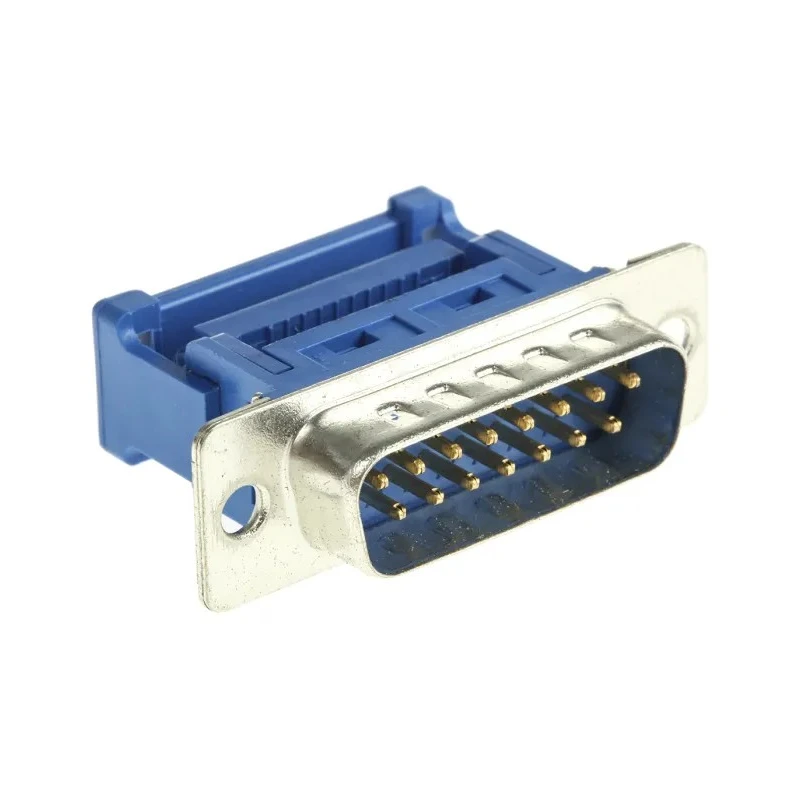 RS PRO 15 Way Straight 1.27 mm Pitch Cable D-Sub Connector Male 250V 1A 136-465