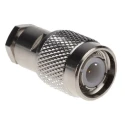 RS PRO Coaxial Connector Cable Male TNC, 50 Ω, Straight Body Solder, RG58/U Cable 11GHz 136-718